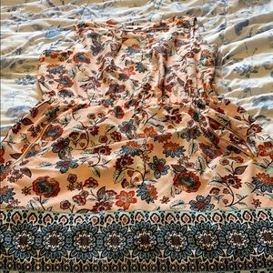 BOHO Floral A-line dress with pockets